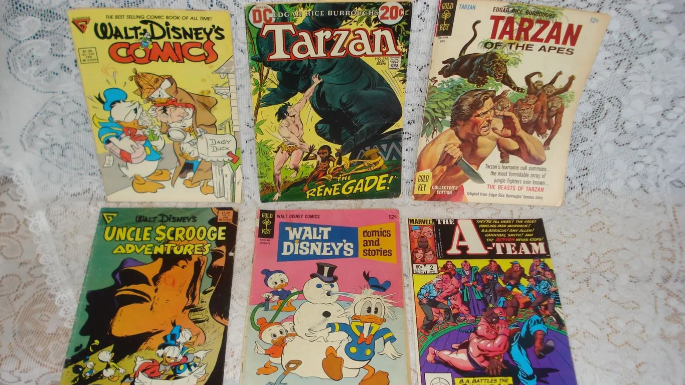 Comics Disneyt A-Team Etc