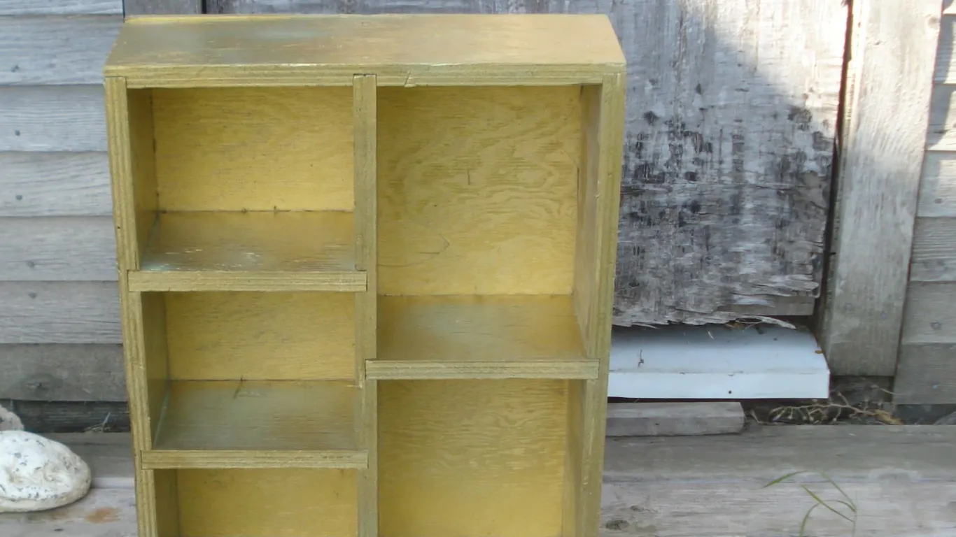 Wood Display Shelf