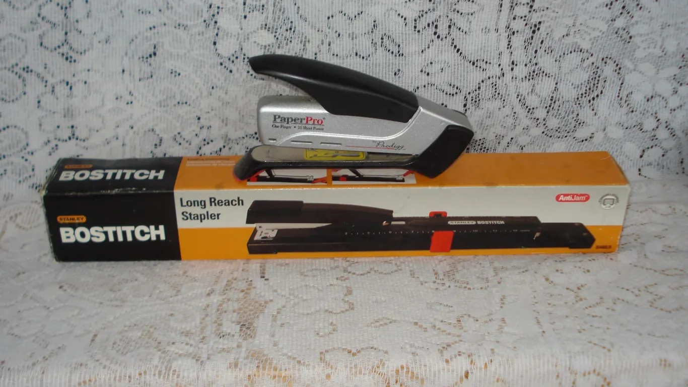 Bostitch Long Reach Stapler and PaperPro Stapler