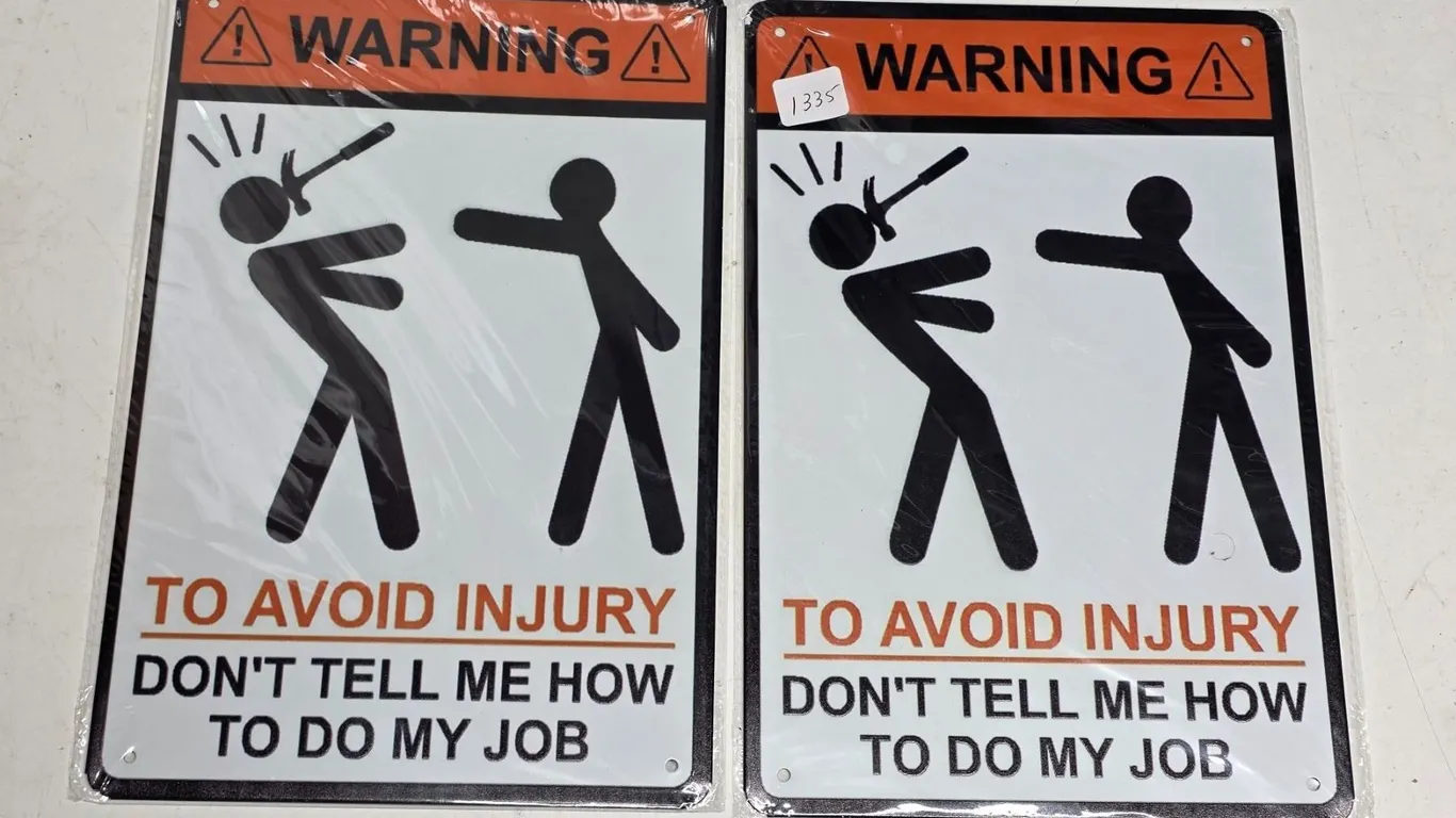 2 warning signs