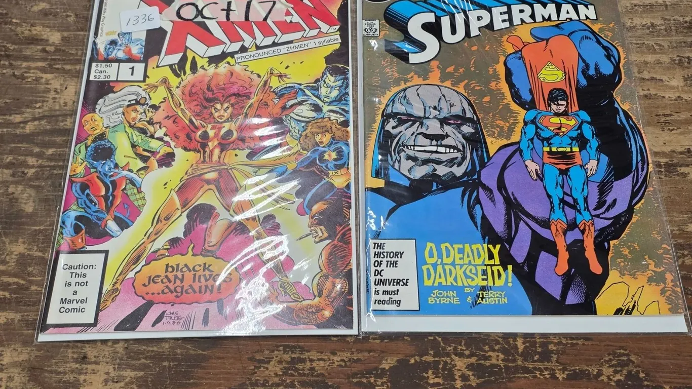 1986 X men #1- parody and superman #3