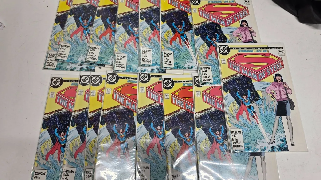 15- 1986 Man of steel comics- 2 of 6