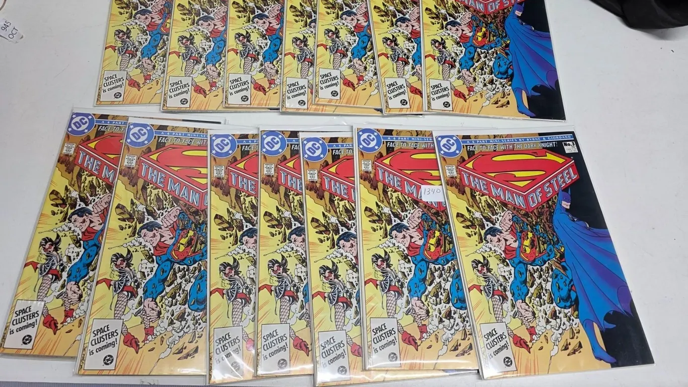 15- 1986 Man of steel comics- 3 of 6