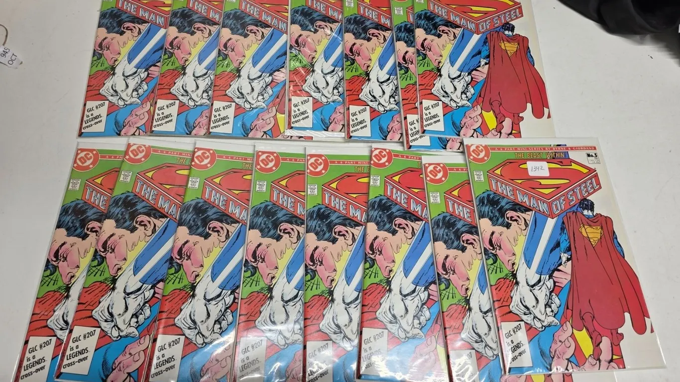 15- 1986 Man of steel comics- 5 of 6