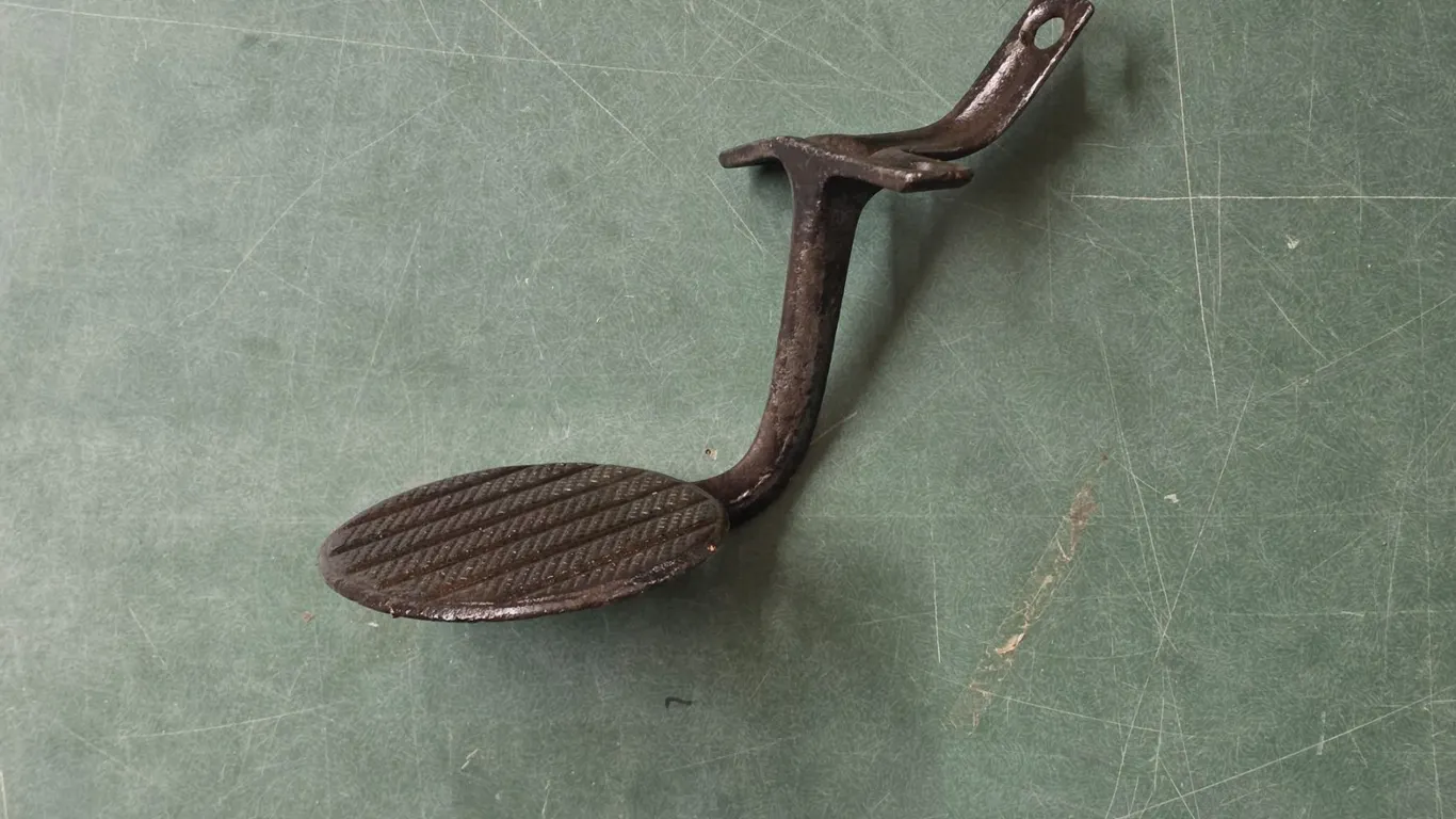 Antique buggy step- stamped 1838