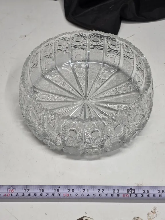 Large crystal bowl