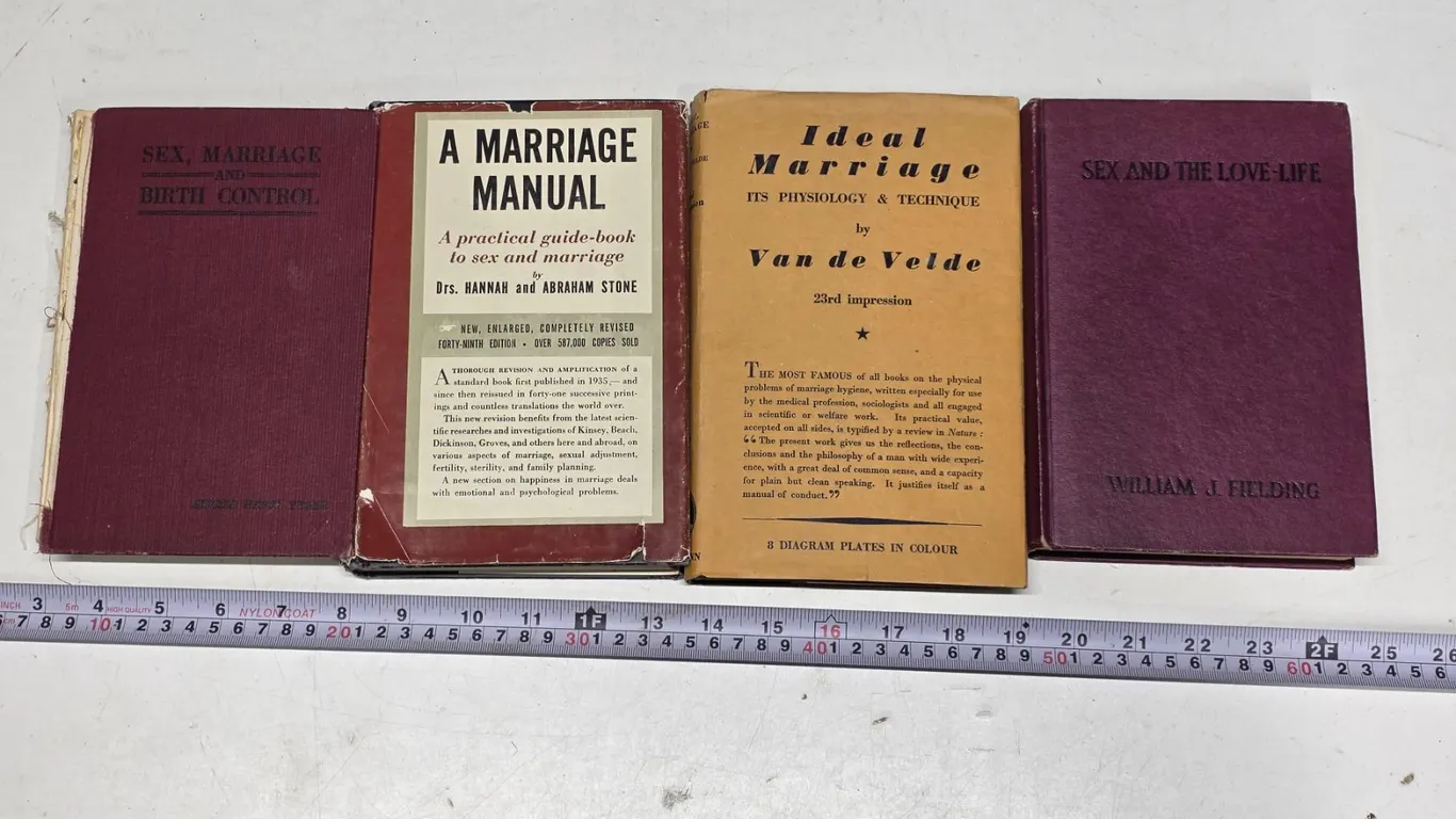 (4) Vintage Sex & Marriage Books – 1927-1952