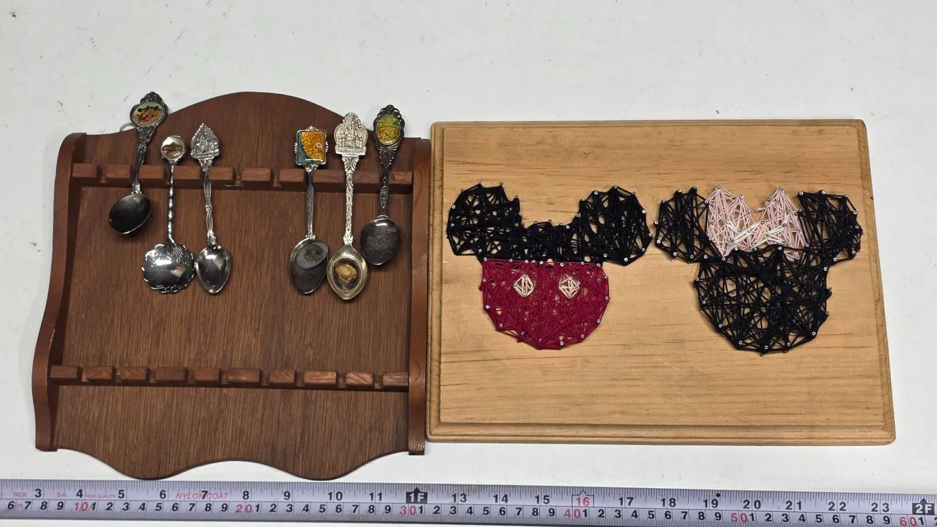 Mickey String Art & Spoons