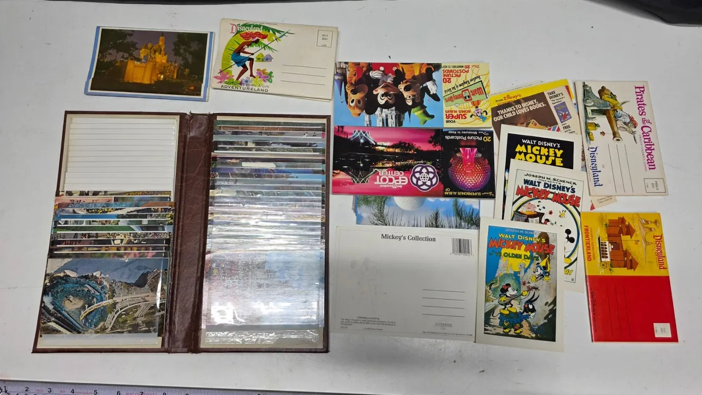 Large Collection of Disney Vintage Postcards