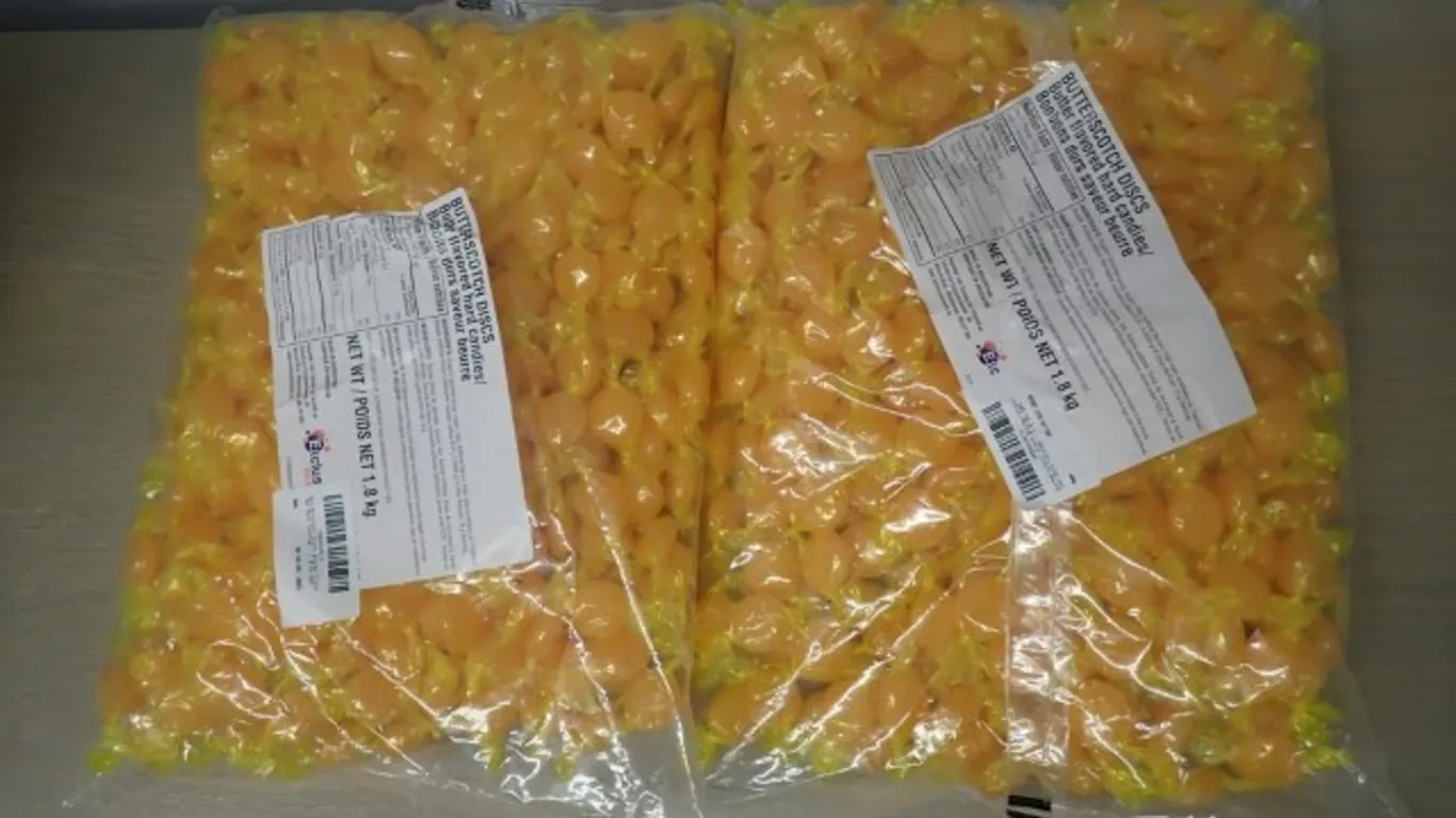 Butterscotch Disc Candy