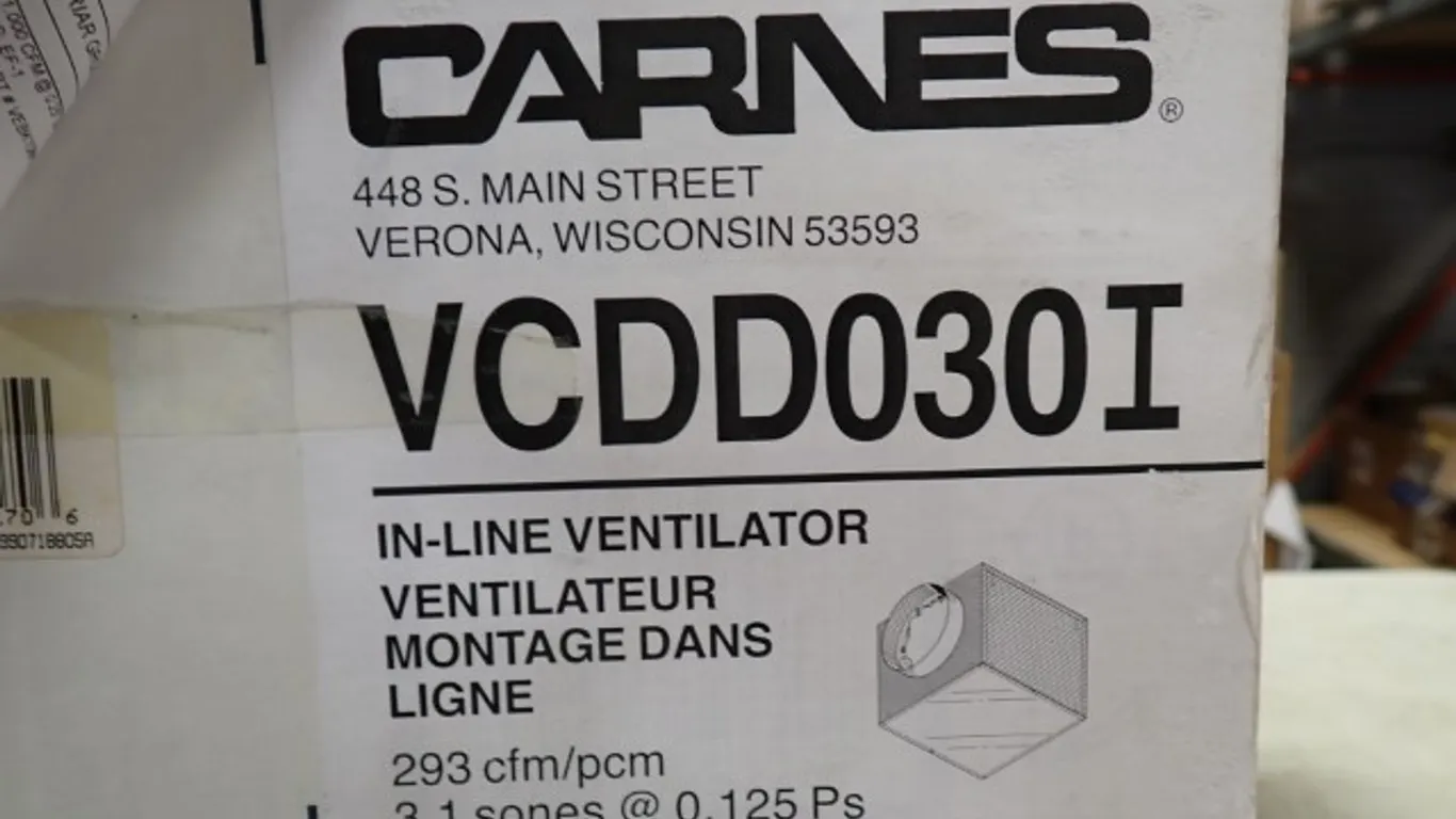 NEW In-Line Ventilator