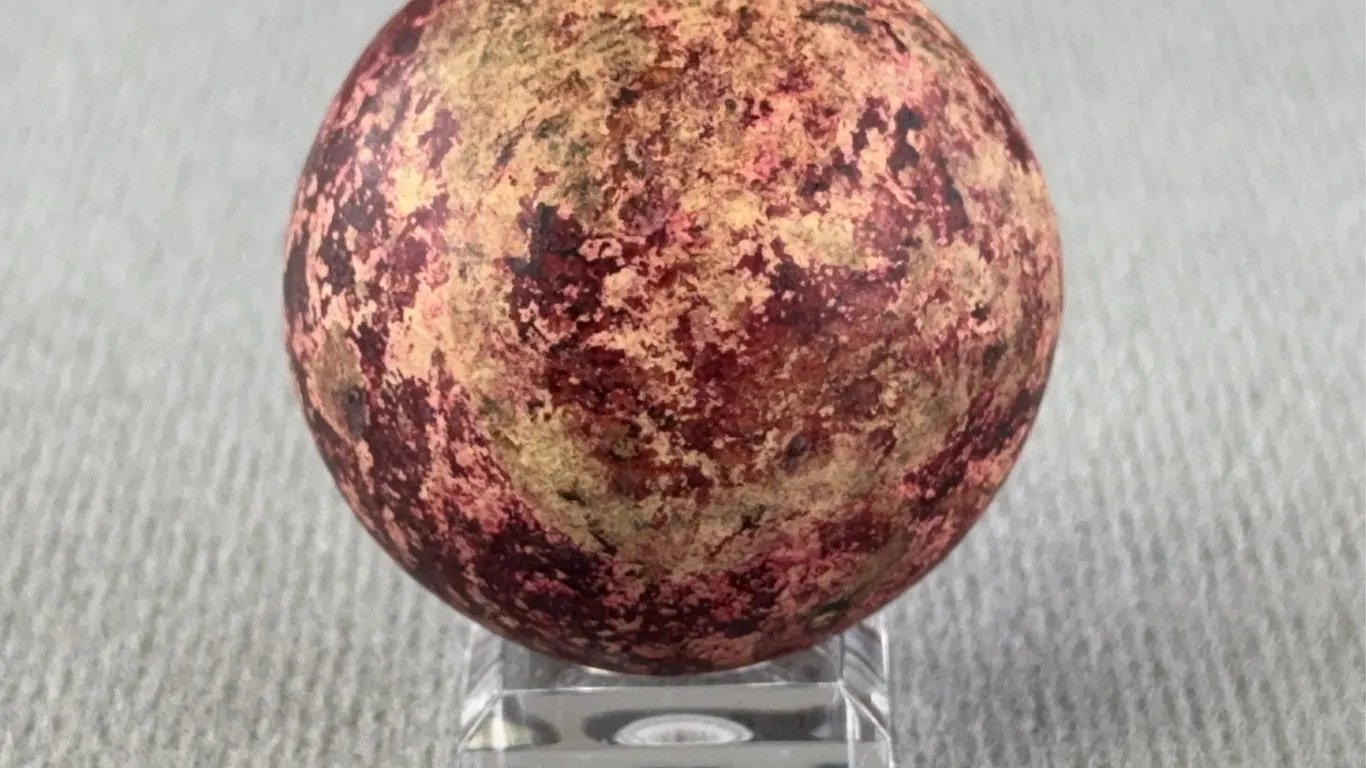 Clay Marble, Appr. 1 1/2” D