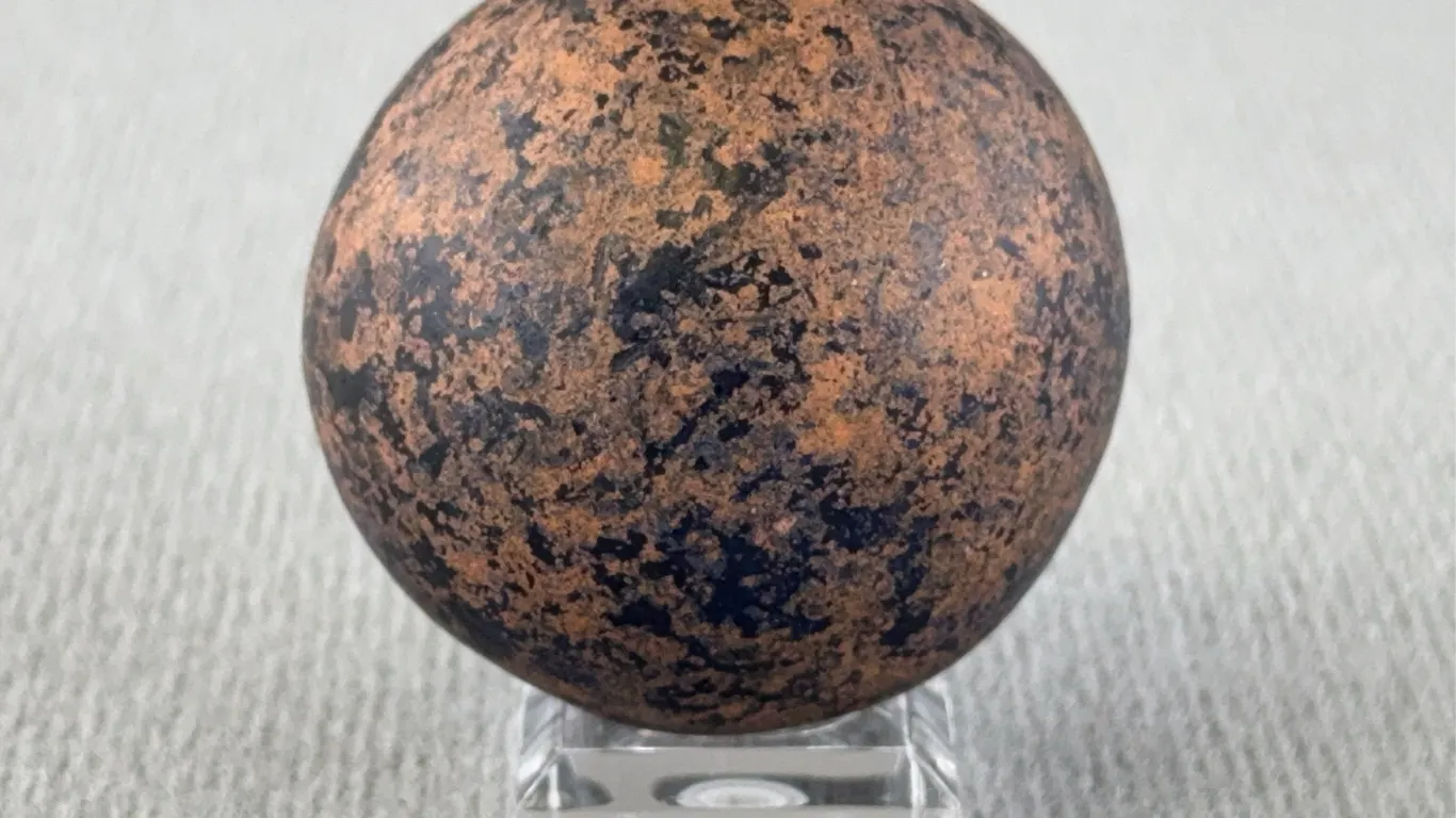 Clay Marble, Appr. 1 3/4” D