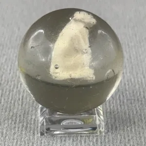 Sulphide Sitting Monkey Glass Marble, Appr. 1 1/4” D