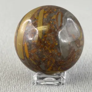Bamboo Leaf Jasper Sphere, Appr. 2” D