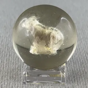 Sulphide Glass Marble, Appr. 1 1/4” D