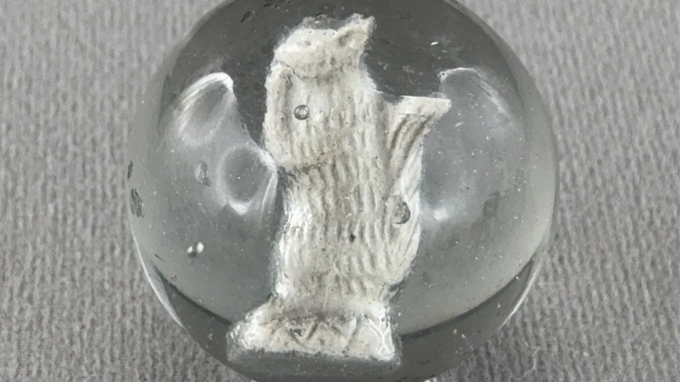 Sulphide Eating Squirrel Marble, Appr. 2 1/4” D