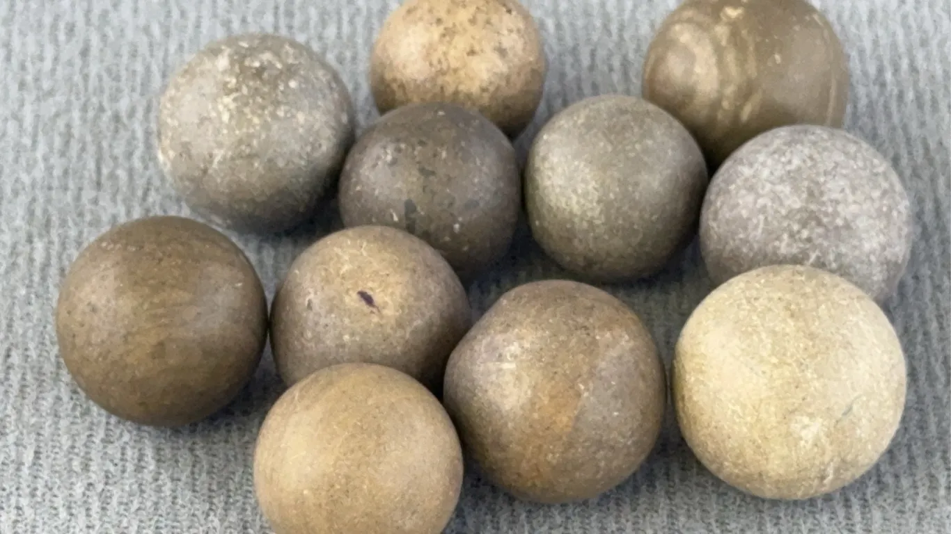 11 Stone Marbles, Appr. 3/4” D