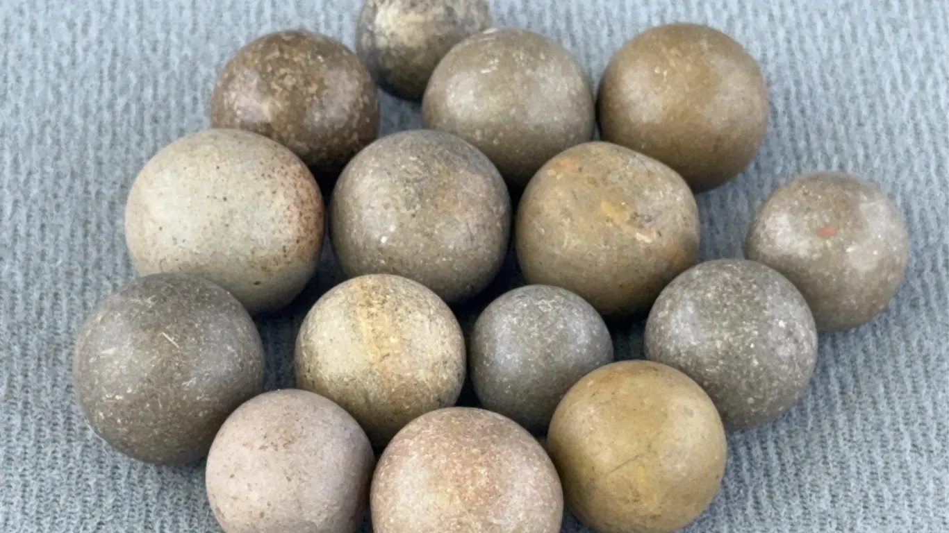 15 Stone Marbles, Appr. 3/4” D