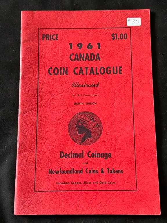 1961 Cdn Coin Catalogue Exc. Cond