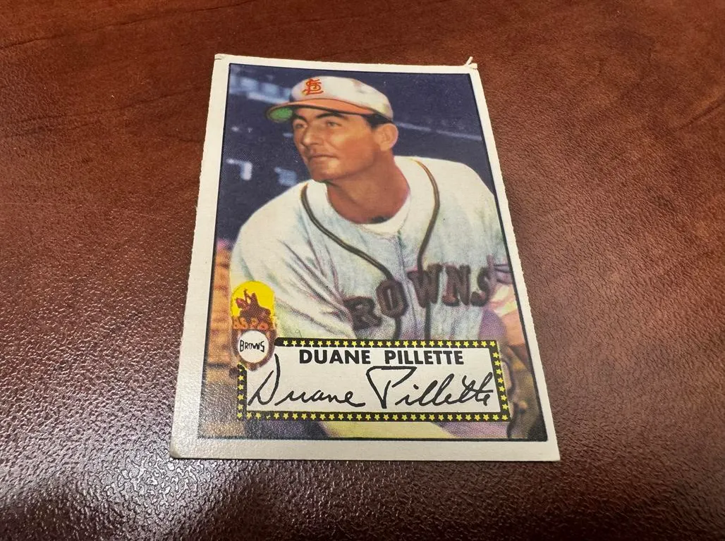 Duane Pillette TOPPS Baseball Card