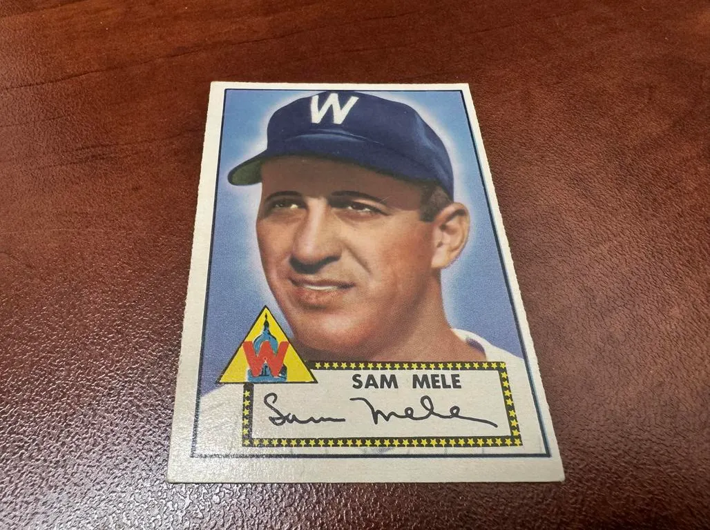 Sam Mele TOPPS Baseball Card