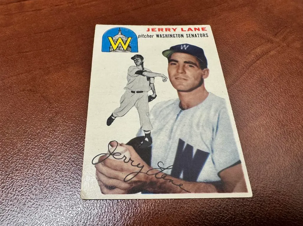 Jerry Lane TOPPS Baseball Card