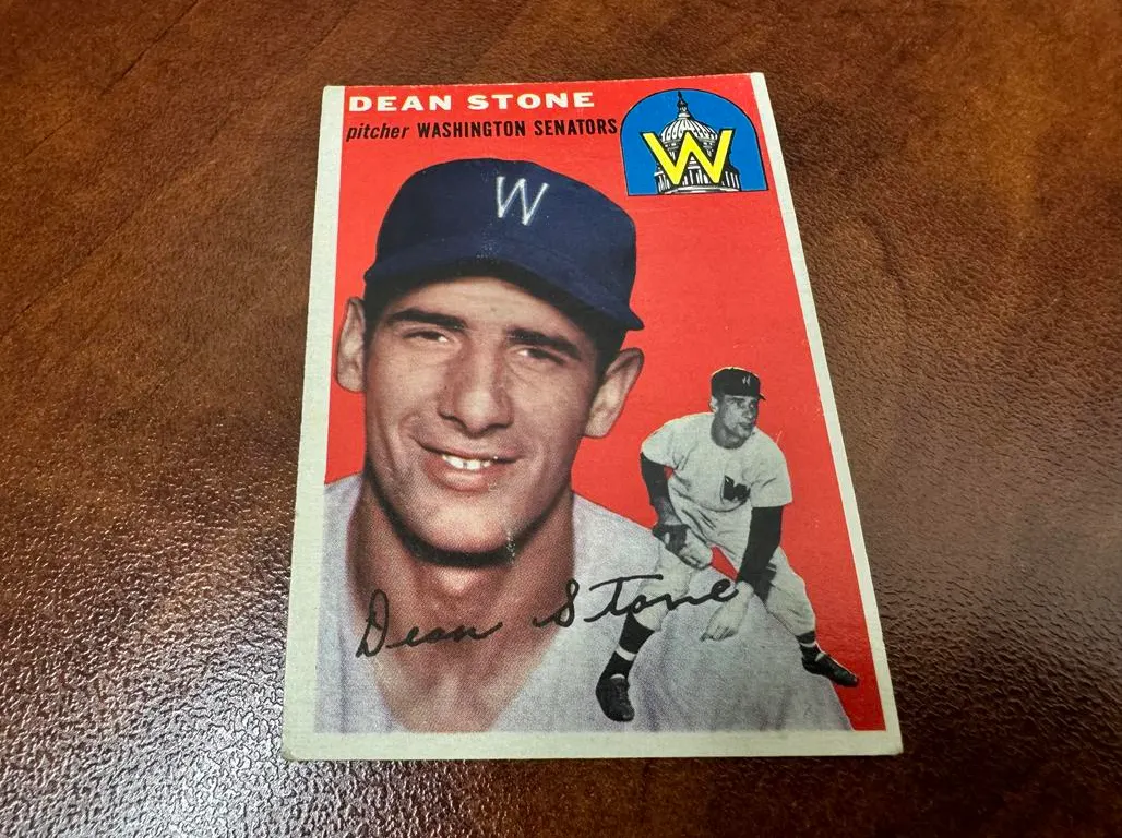 Dean Stone TOPPS Baseball Card