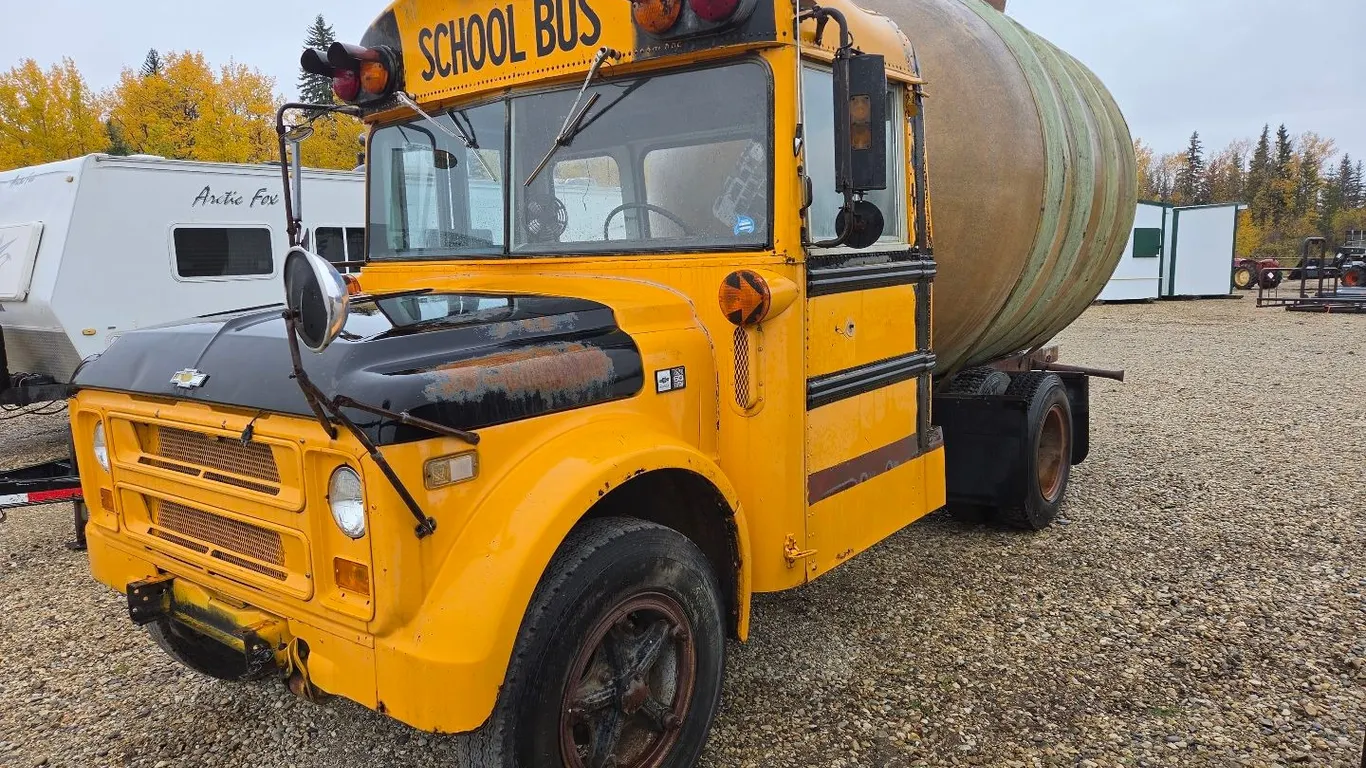 1983 Chevrolet School Bus with Water Tank