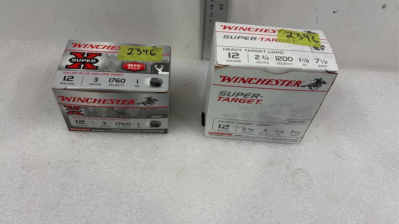 Various Winchester 12 Ga Shells, 2 boxes *Unreserved*