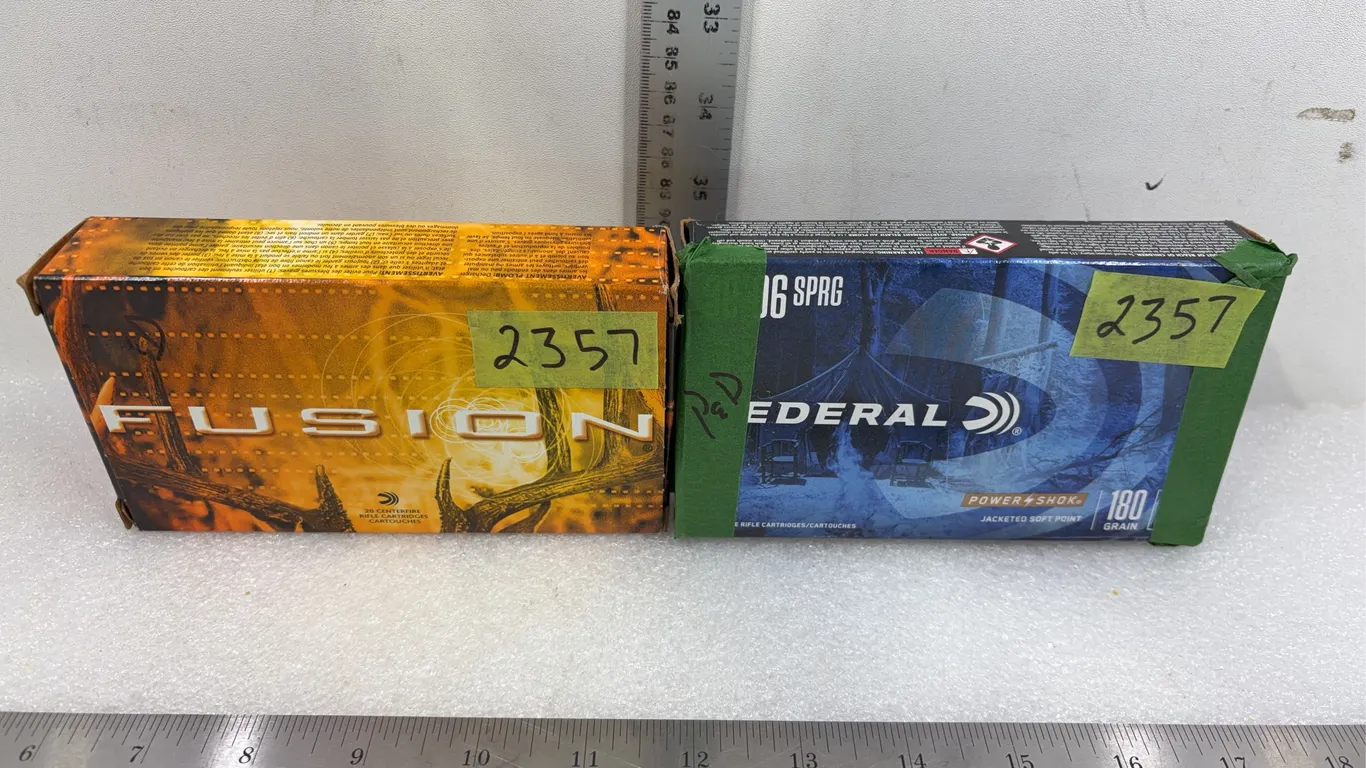 Various Calibre and Manufacturer Rounds, 2 - Boxes *Unreserved*