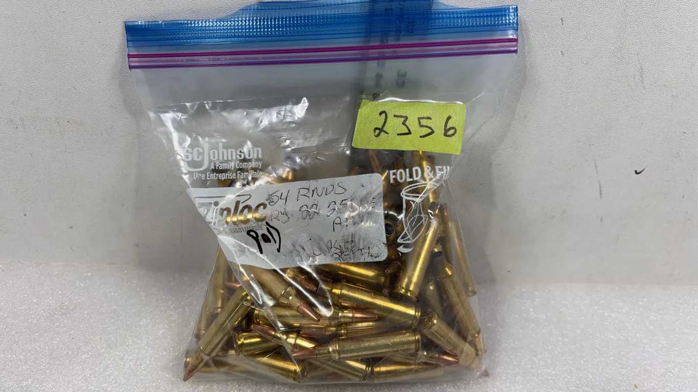Winchester 22-250 REM Cal Rounds and Spent Cartridges, Approx. 54 Unshot Rounds *Unreserved*