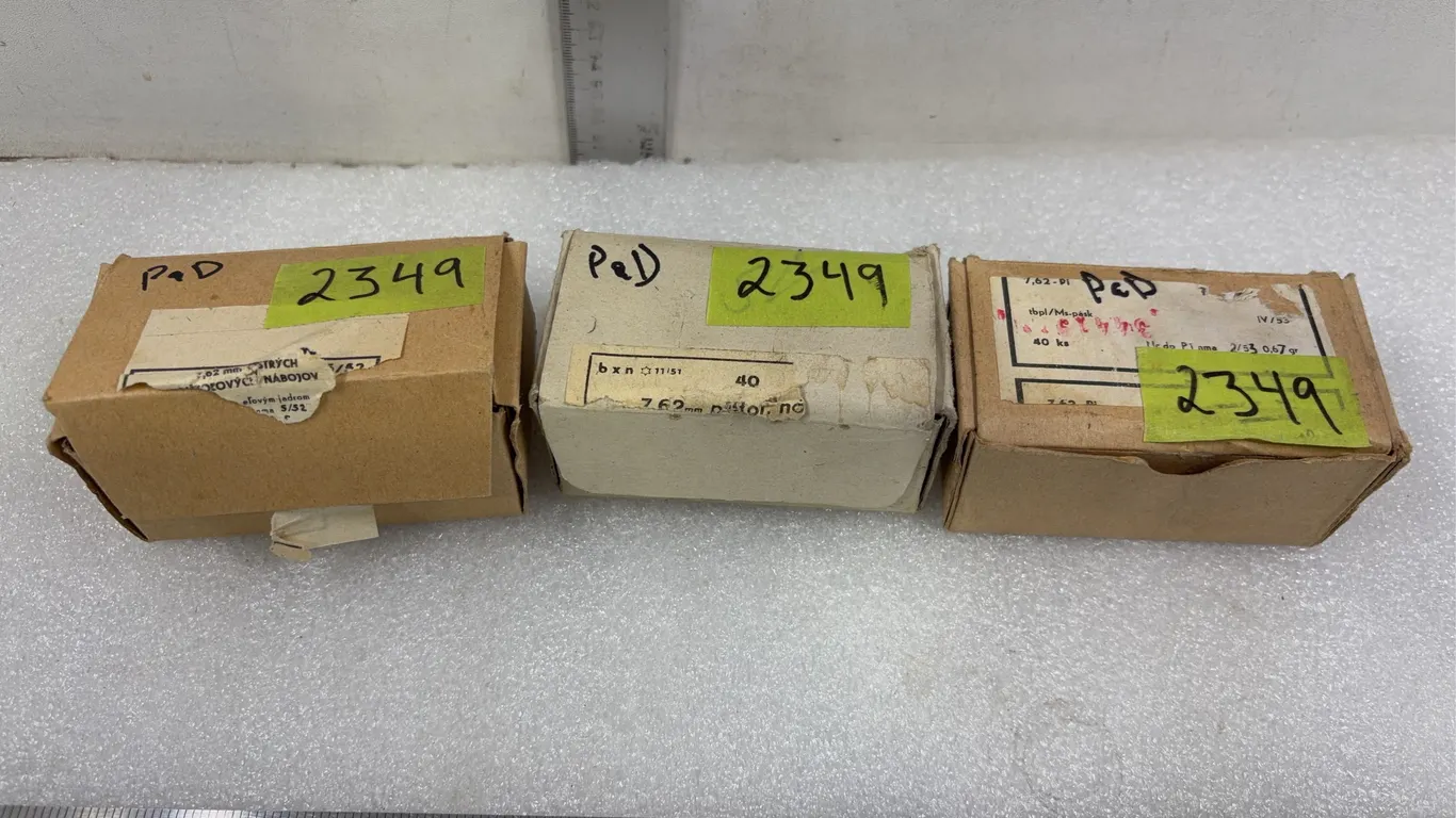 3 - Boxes of 7.62x25 Cal Tokarev Pistol Rounds, Approx. 88 Rounds Total *Unreserved*