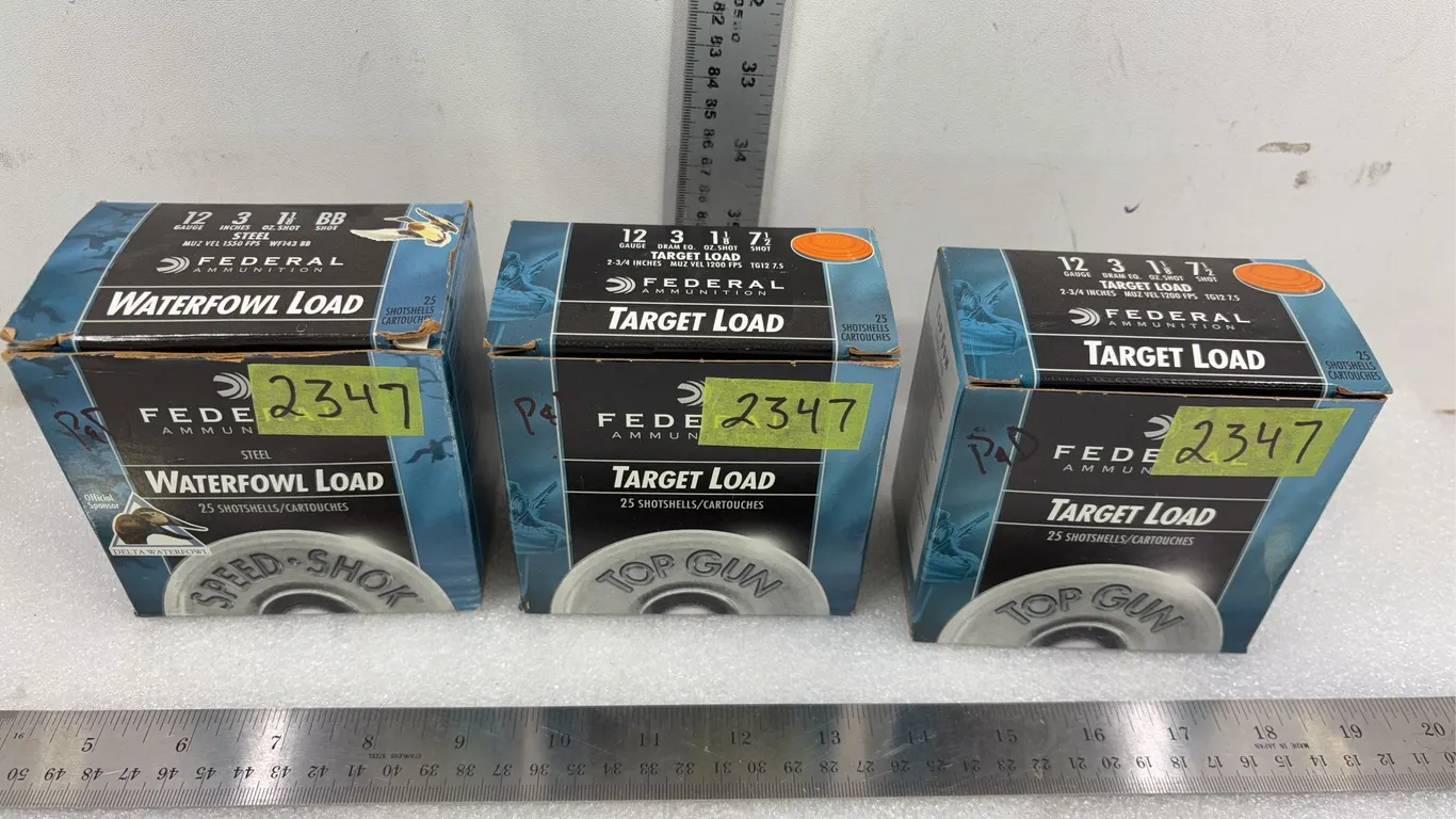 Various Federal 12 Ga Shells, 3 boxes *Unreserved*