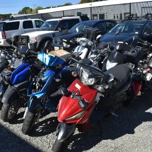 (10) Scooters/Motorcycles (Repair, Parts, Scrap)