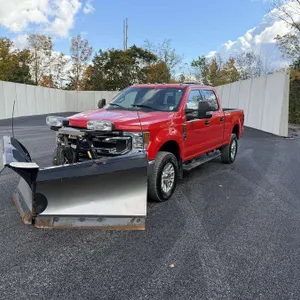2022 Ford F-250XLT Super Duty Crew Cab Pickup Truck with V-Plow