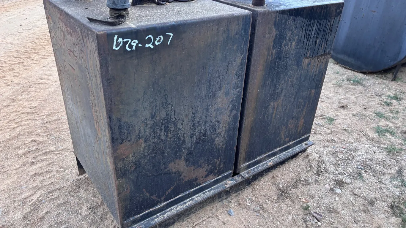 Rectangular Steel Storage Tanks on Skid