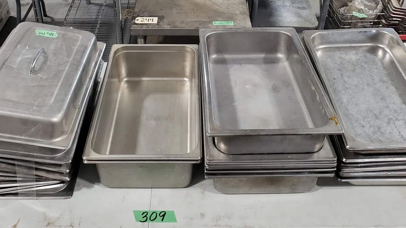 Stainless Steel Food Pans & Lids