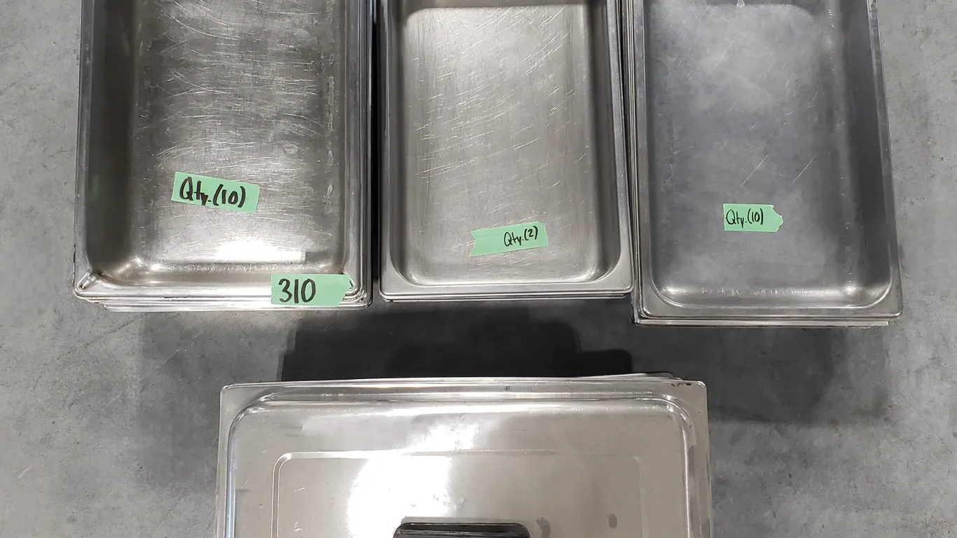 Stainless Steel Food Pans & Lids