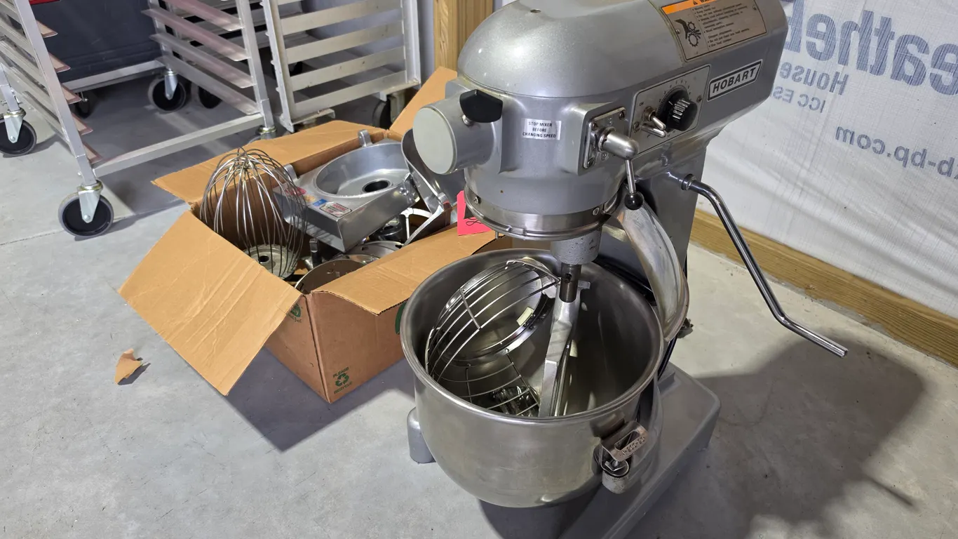 Hobart Model 4200 Upright Mixer and Accessories (1308) *Items Must Be Removed by Friday, October 23r