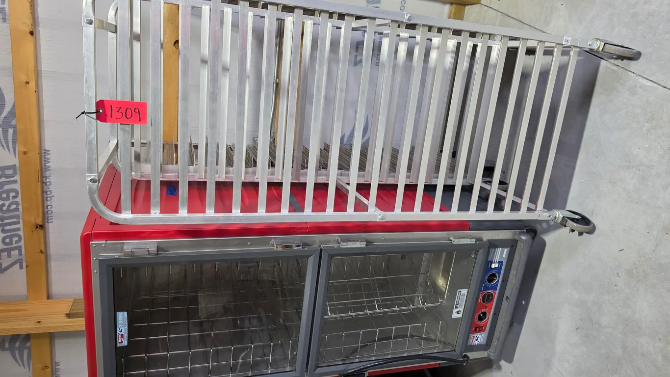 Warming Cabinet and Rolling Tray Holders (1309) *Items Must Be Removed by Friday, October 23rd @ 3:0