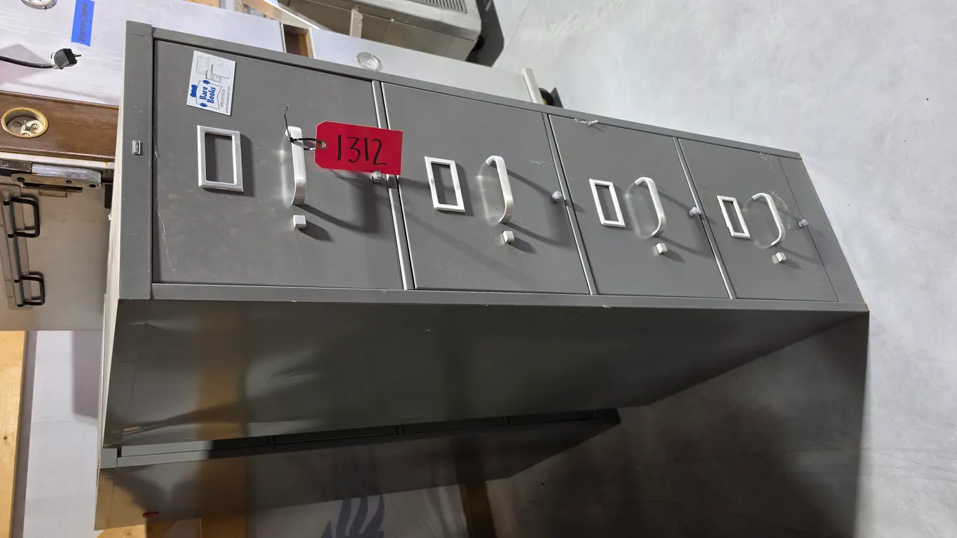 (2) 4 Drawer Filing Cabinets, Buying All for One Money (1312) *Items Must Be Removed by Friday, Octo