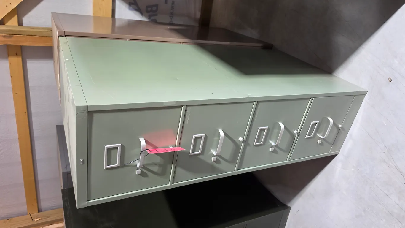 (2) 4 Drawer Filing Cabinets, Buying All for One Money (1313) *Items Must Be Removed by Friday, Octo