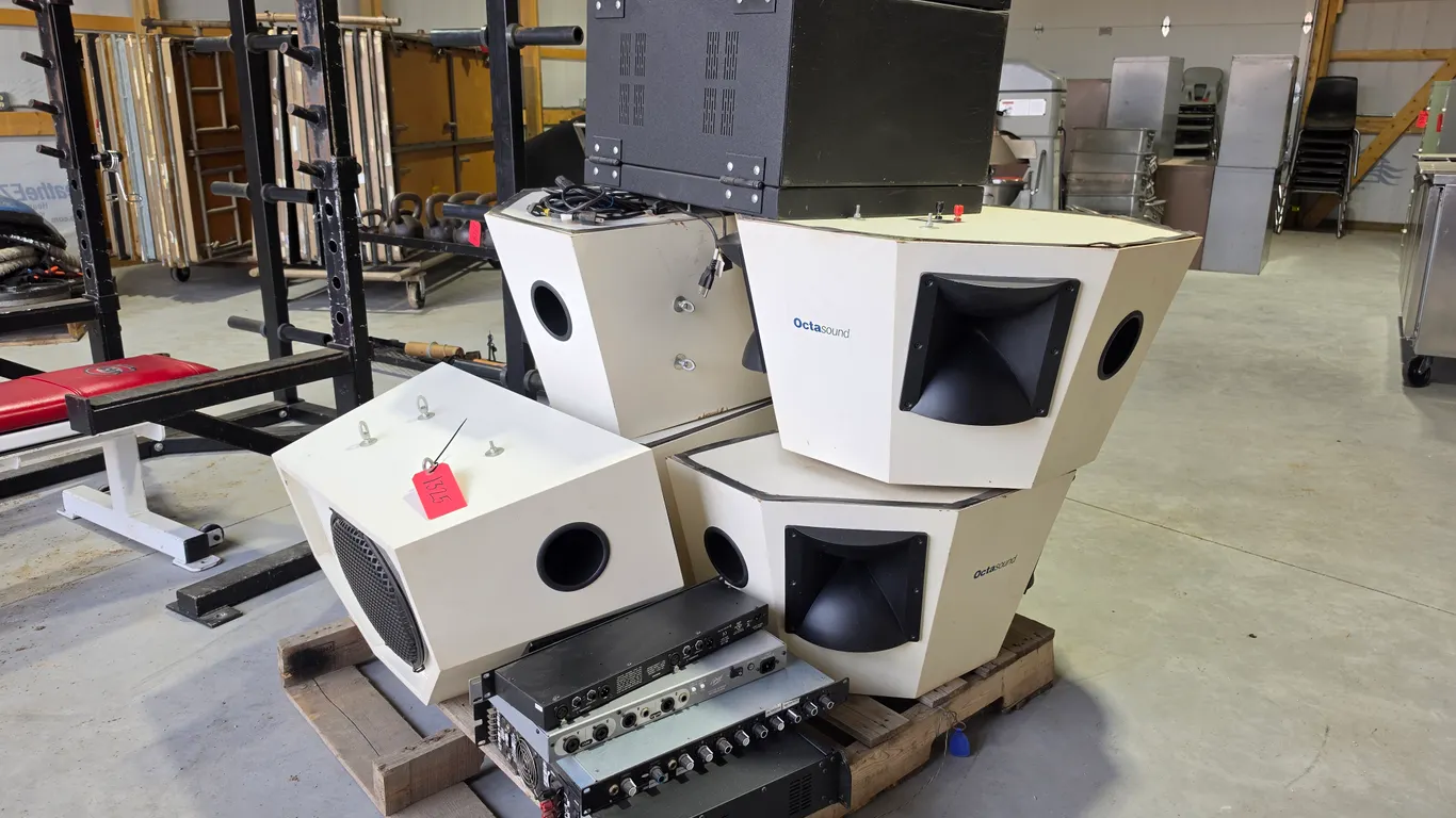 OctaSound PA System (1325) *Items Must Be Removed by Friday, October 23rd @ 3:00PM. Anything Left at