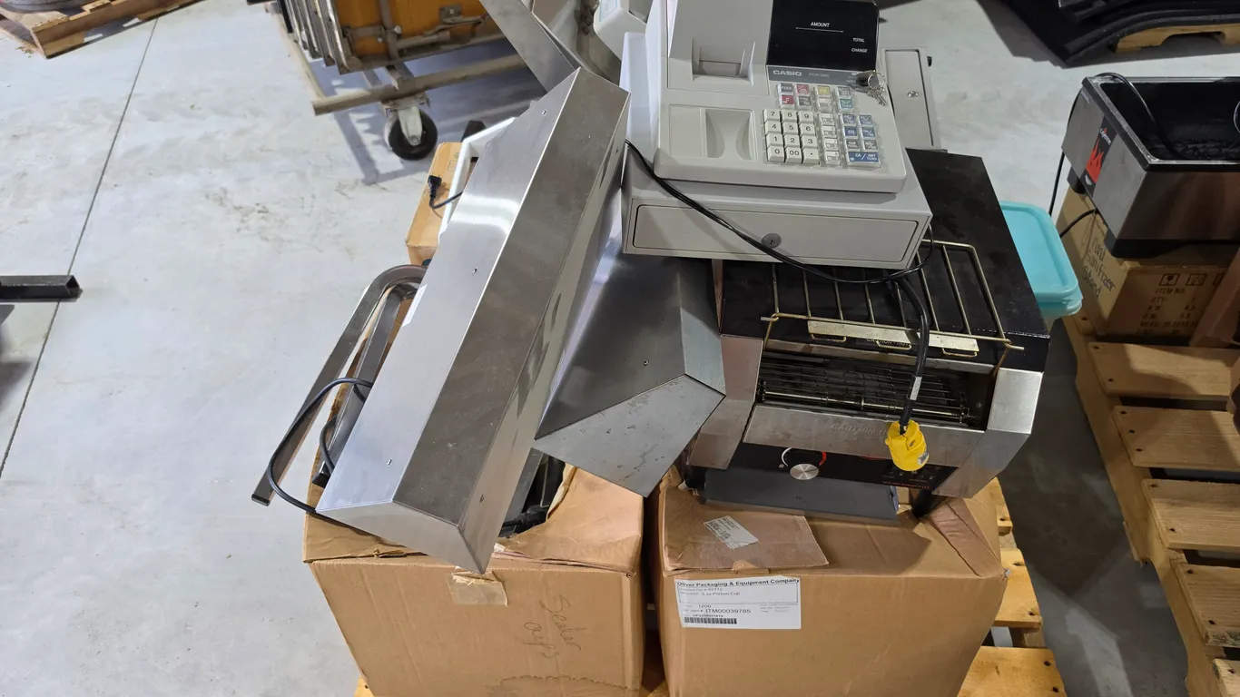 Cash Register, Tray Lidder, Warming Lights (1327) *Items Must Be Removed by Friday, October 23rd @ 3