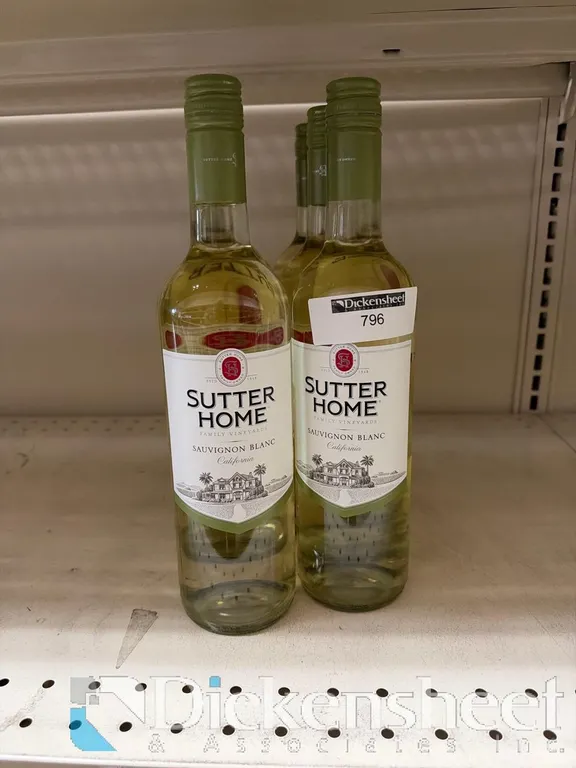 (6) SUTTER HOME SAUVIGNON BLANC