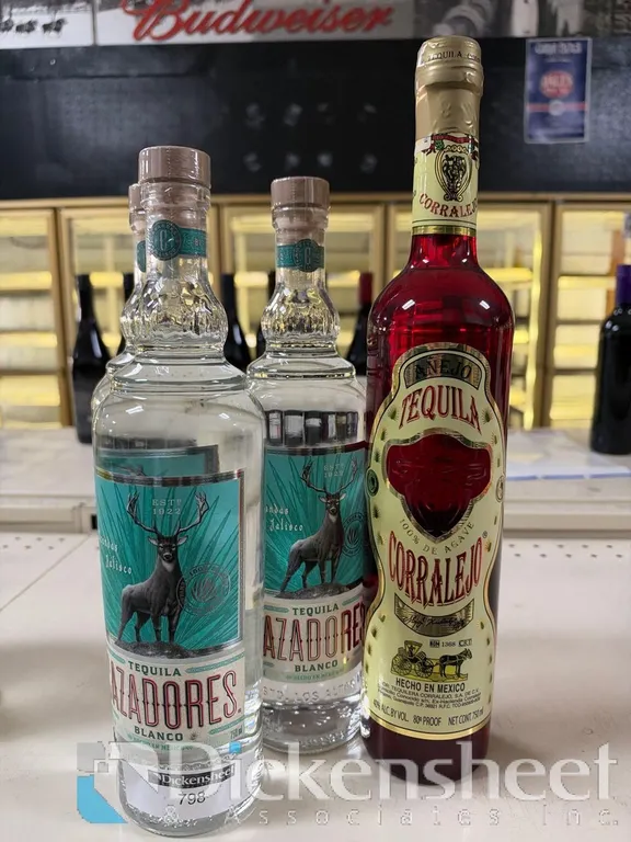 (4) ASSORTED TEQUILA