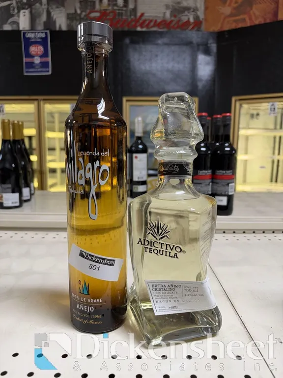(1) ADICTIVO, (1) MILAGRO TEQUILA