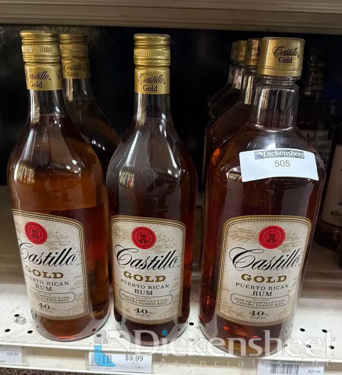 (7) CASTILLO GOLD RUM