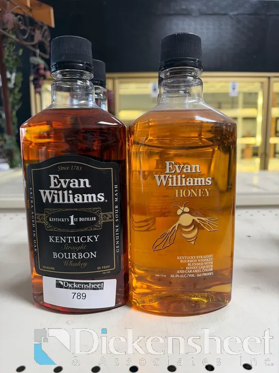 (4) EVAN WILLIAMS WHISKEY